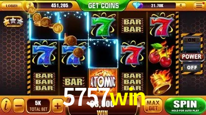 Jackpots e promoções na 5757win